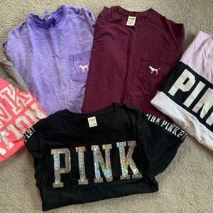 Great lot of XS long sleeve shirts from PINK